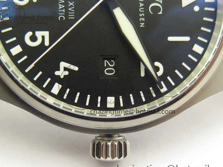 MIROTIME 0719 SoftTouch Mark XVIII Le Petit Prince IW327001 SS MKS 1:1 Best Edition Black Dial On Leather Strap MIYOTA9015 V 7216